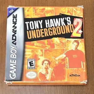 Tony Hawk's Underground 2 Game Boy Advance Complete In Box GBA THPSU2 Clean